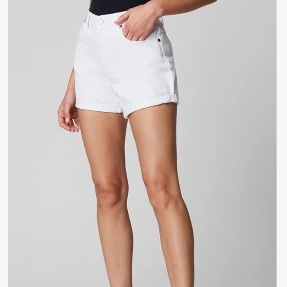 BlankNyc White Denim 'Head In The Clouds' Mom Shorts - Picture 2 of 6